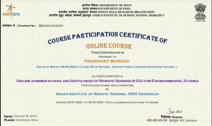 Remote Sensing & GIS for Environmental Studies